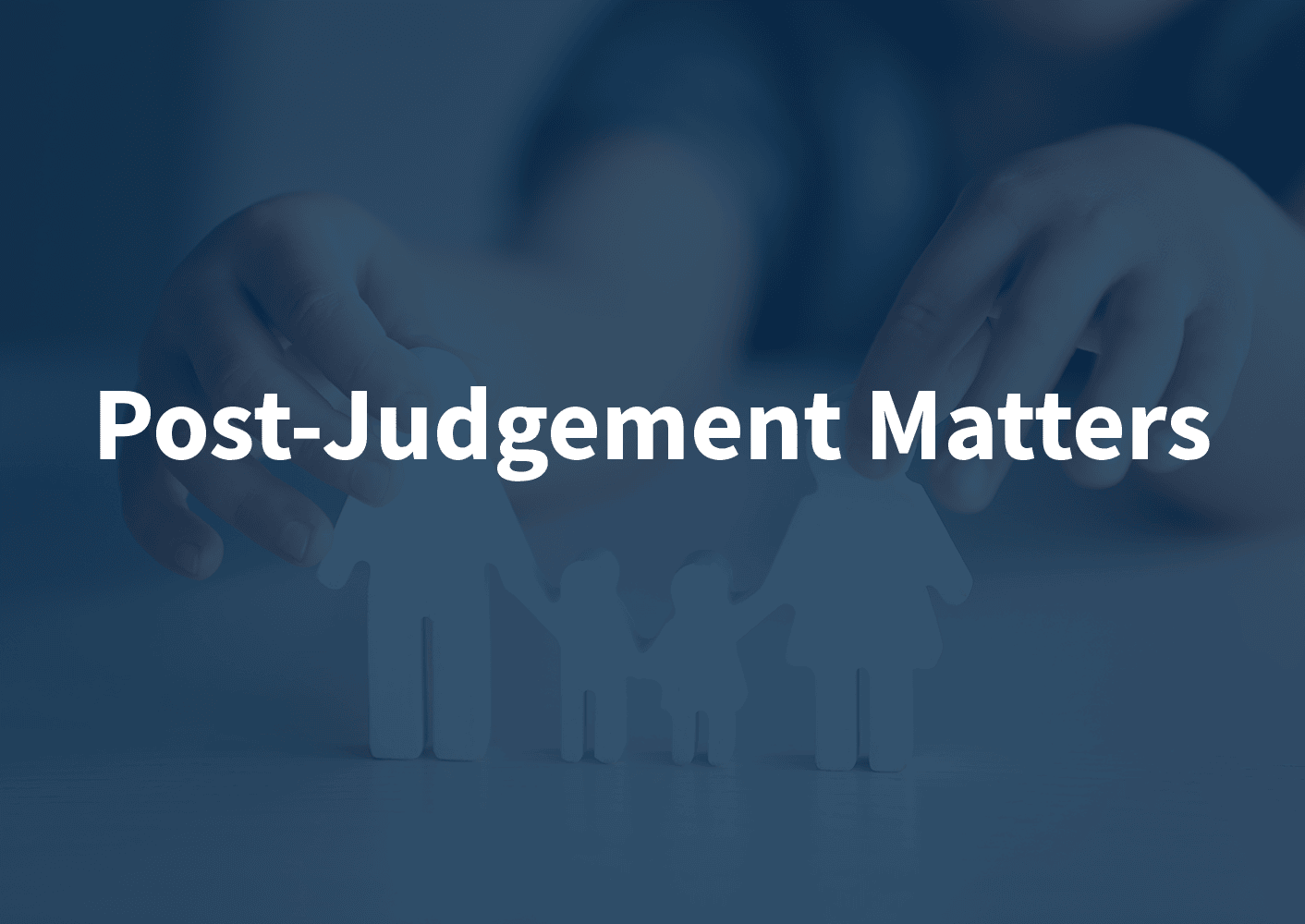 Post-Judgement Matters